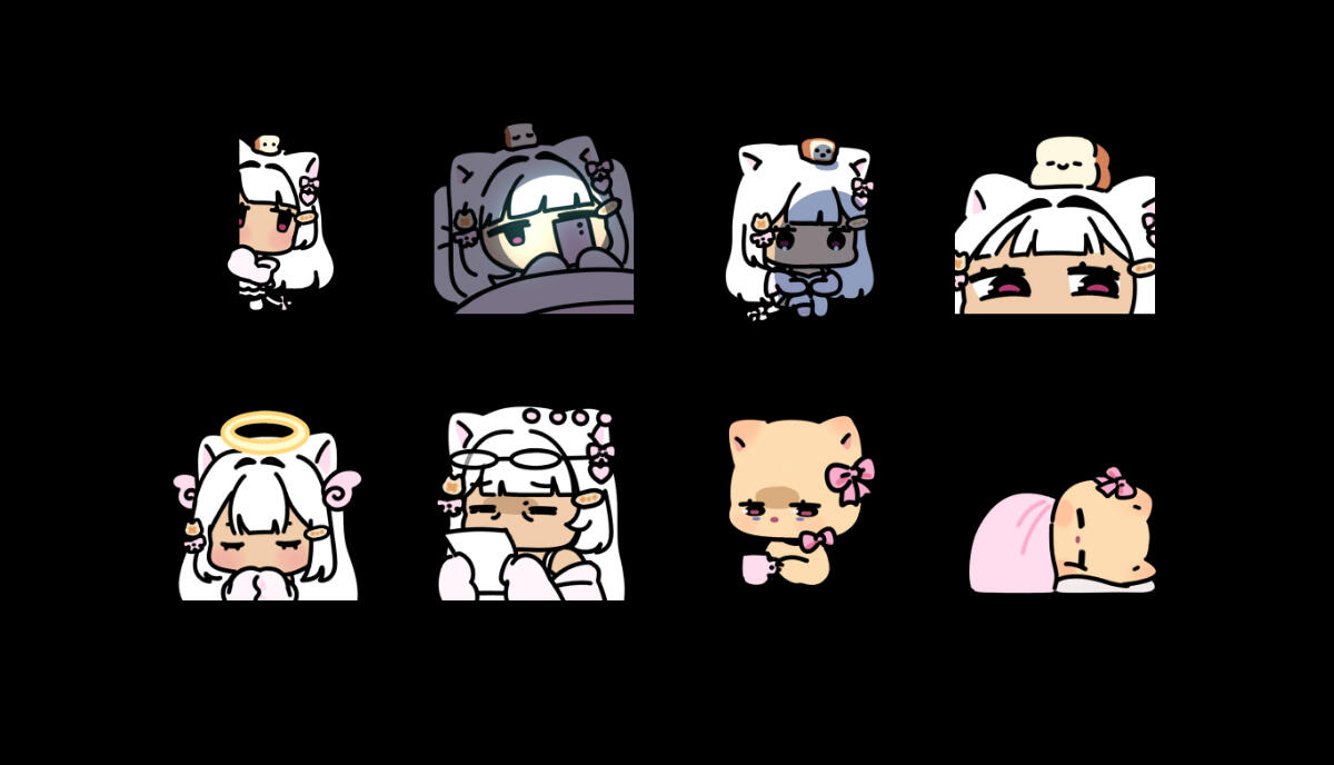 melonyans - toashi / bwead emotes