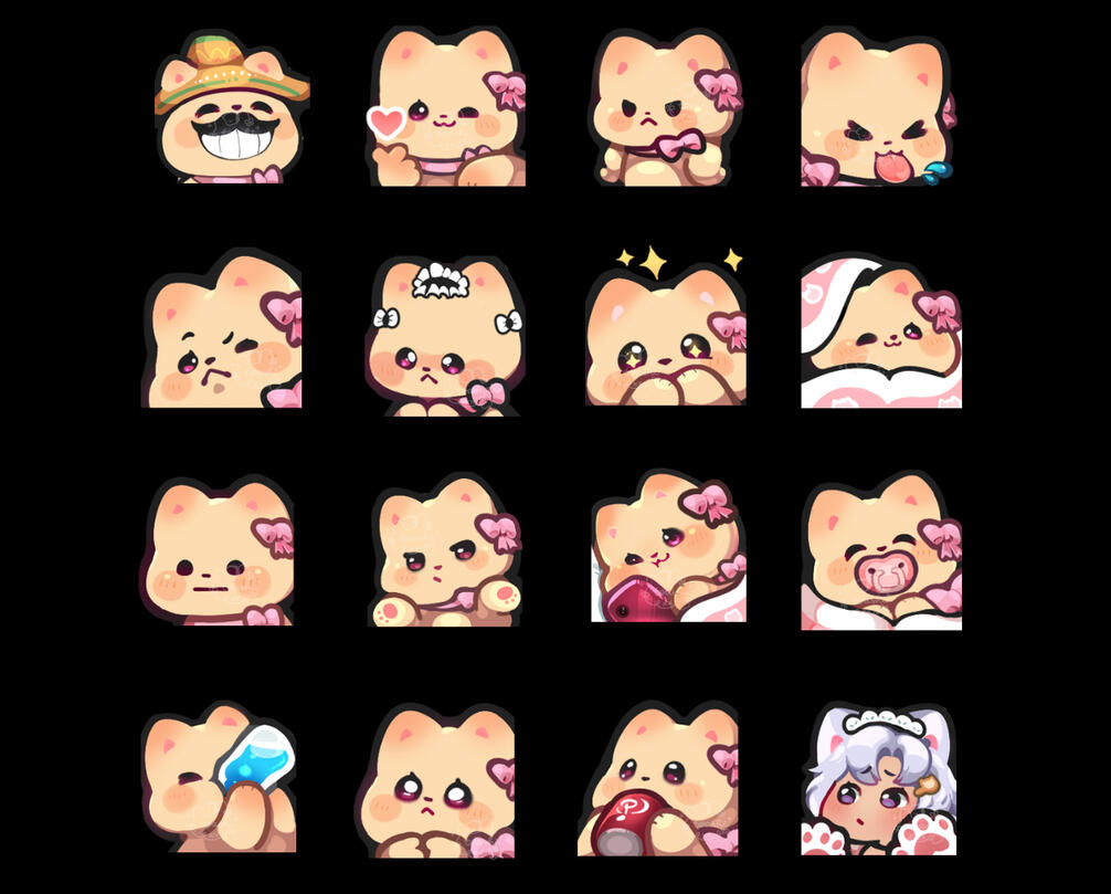 boo - bwead emotes